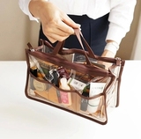 韩国正品旅行收纳袋洗漱包中包男化妆包女防水透明便携整理包包邮
