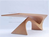 后现代异形个性几何意大利设计风格弧形书桌商场展示桌装饰桌餐桌