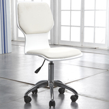可升降旋转 白色烤漆电脑椅 家用办公椅 人体工学转椅 椅子职员椅