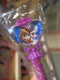 香港迪士尼乐园正品代购 Frozen冰雪奇缘 爱莎安娜 爱心圆珠笔