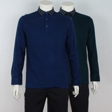 新款 爵士丹尼专柜正品代购秋冬季男装桑蚕丝+羊绒长袖T恤F110354