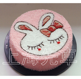 【正品】先卓仿真蛋糕模型 塑胶生日蛋糕模型卡通可爱兔 元祖款式