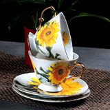 高档陶瓷杯子茶杯雀巢咖啡杯碟 英式骨瓷咖啡杯套装送勺唐德欧式