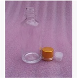 热销高档小酒瓶5-100ml 白酒药酒自酿酒存储密封玻璃瓶精油瓶