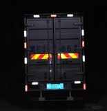货车反光板汽车年审检反光片反射器反光条车用塑料红白反光板包邮