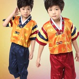 六一儿童韩服男童演出表演服幼儿朝鲜族民族舞服装宝宝周岁礼服