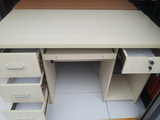 新款 简约潮流 1.2米 落地板式电脑桌 台式办公桌  白新橡木 特价