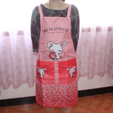可爱卡通厨房围裙韩版时尚防油防水成人罩衣美甲奶茶店工作服包邮