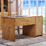 全实木书桌电脑桌 家用台式写字台办公桌学习桌 现代中式柏木家具