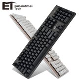ET-K1真机械键盘 青轴黑轴104键无冲  游戏LOL发光有线USB 电竞版
