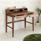 北欧宜家小户型电脑桌现代简约实木书桌书房卧室写字台办公桌