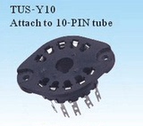 十脚管座TUS-Y10胶木十脚插座适用EL156、EZ150、AZ11、AZ12等