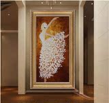 3D大型壁画酒店客厅玄关过道现代欧式壁纸墙纸手绘抽象芭蕾舞油画