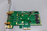笔记本mini PCI-E转台式机PCI-E 1X   二合一网卡适用带蓝牙针线