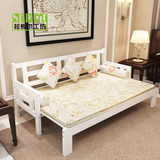 实木推拉沙发床特价1.8米1.2儿童两用宜家床单人多功能叠松木床