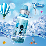 迪士尼塑料便携运动水壶外出塑料防漏过滤迪斯尼水杯儿童水杯防漏