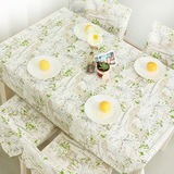 现代北欧风格纯棉印花桌布 欧式田园宜家风格长方形布艺餐桌布