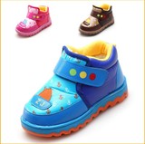 儿童棉鞋女童鞋冬季加绒保暖棉靴子潮宝宝冬鞋3-4-5岁新款雪地靴