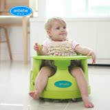 anbebe婴儿餐椅便携式多功能宝宝餐椅儿童餐椅学坐椅桌椅 餐桌椅