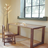 北欧原木家具多功能餐桌组合小户型宜家餐桌长方形办公桌家用书桌
