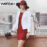 韦韦专柜正品职业小西装女外套 韩版修身秋冬长袖短款西服V8380B