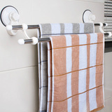 优易可 强力吸盘 双杆毛巾架 不锈钢 浴巾架 置物架约60厘米