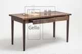 北欧式简约简易电脑桌小户型日式单人双人电脑桌实木书房卧室书桌