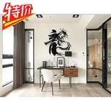 中国龙字 艺术毛笔字 3d亚克力水晶立体墙贴画玄关卧室电视背景墙