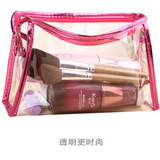 新品pvc收纳盒 韩国透明防水整理化妆包 可爱洗漱包收纳包批发