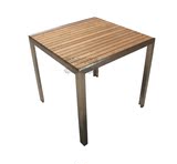 户外桌子实木桌子户外酒吧台咖啡桌不锈钢桌子柚木桌正方形桌子