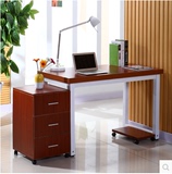 包邮台式家用 办公钢木电脑桌子 宜家简易书桌会议桌 饭店餐桌椅