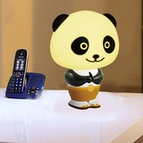 节日礼物 创意熊猫阿宝二代智能声控语音对话led台灯 儿童生日