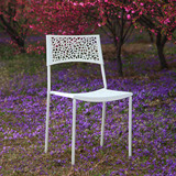 塑料宜家简约椅子创意镂空凳子休闲现代个性家用餐椅靠背电脑座椅
