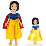 女童玩具娃娃 美国正版迪士尼白雪公主毛绒公仔抱枕 儿童礼物