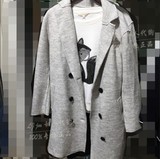 拉夏贝尔2015冬季新款大衣 灰色（60003423）