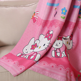 Hello Kitty凯蒂猫卡通成品全遮光粉色公主女儿童房窗帘布料女孩