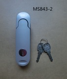 海坦MS843-1-2电器箱锁平面锁配电柜锁平面锁开关柜锁机箱门锁