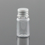 10ml塑料瓶子批发铝盖透明防漏密封小空药化妆品瓶PET分装水瓶