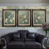 [大户人家]大框画世家 现代简约花鸟装饰画 美式乡村客厅墙壁挂画