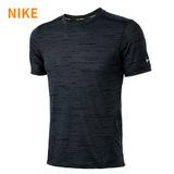 Nike耐克男子2016秋季Dri-FIT跑步上衣短袖速干透气T恤800809-010