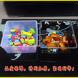 超市展柜货架散货食品零食展示陈列透明方形休闲食品糖果散称盒子