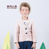 时尚小鱼儿童西装外套男童西服韩版上衣休闲小孩童装外套新款