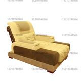 新款连体电动足疗沙发美甲 单人足疗按摩洗浴休闲休息沙发床躺椅