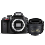 Nikon/尼康D3300搭配35mm f/1.8G定焦镜头 尼康D3300入门单反相机