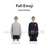 Acne Studios『瑞典代购』16年秋 Fall Emoji 刺绣 3D萌图 卫衣