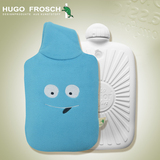 Hugo德国进口蓝精灵外套充水热水袋迷你注水暖水袋小号暖手宝0.8L
