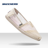 Skechers斯凯奇女鞋 夏季休闲舒适一脚套 时尚蕾丝平底单鞋733758