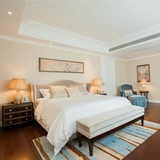 新古典软包装床铺 双人床 1.8米大床婚床 样板房卧室家具 样板间