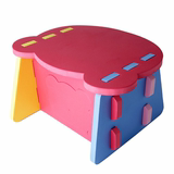儿园宝宝安全环保塑料泡沫小桌椅包邮 明德EVA儿童餐桌椅套装 幼