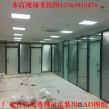 上海办公高隔断隔墙隔间隔玻璃隔断百叶移动屏风形象墙特价84款